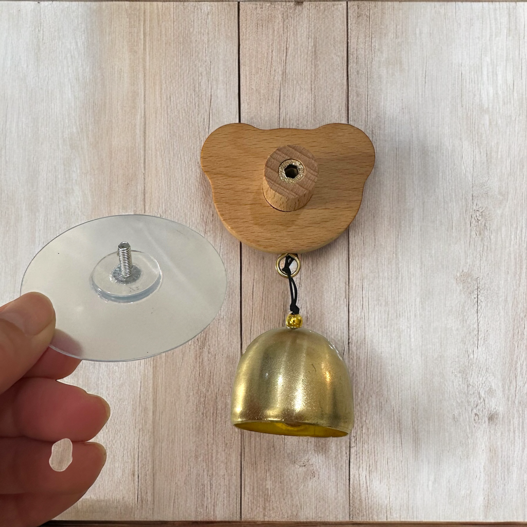 Bear Charm Wooden Doorbell Music Frog Co