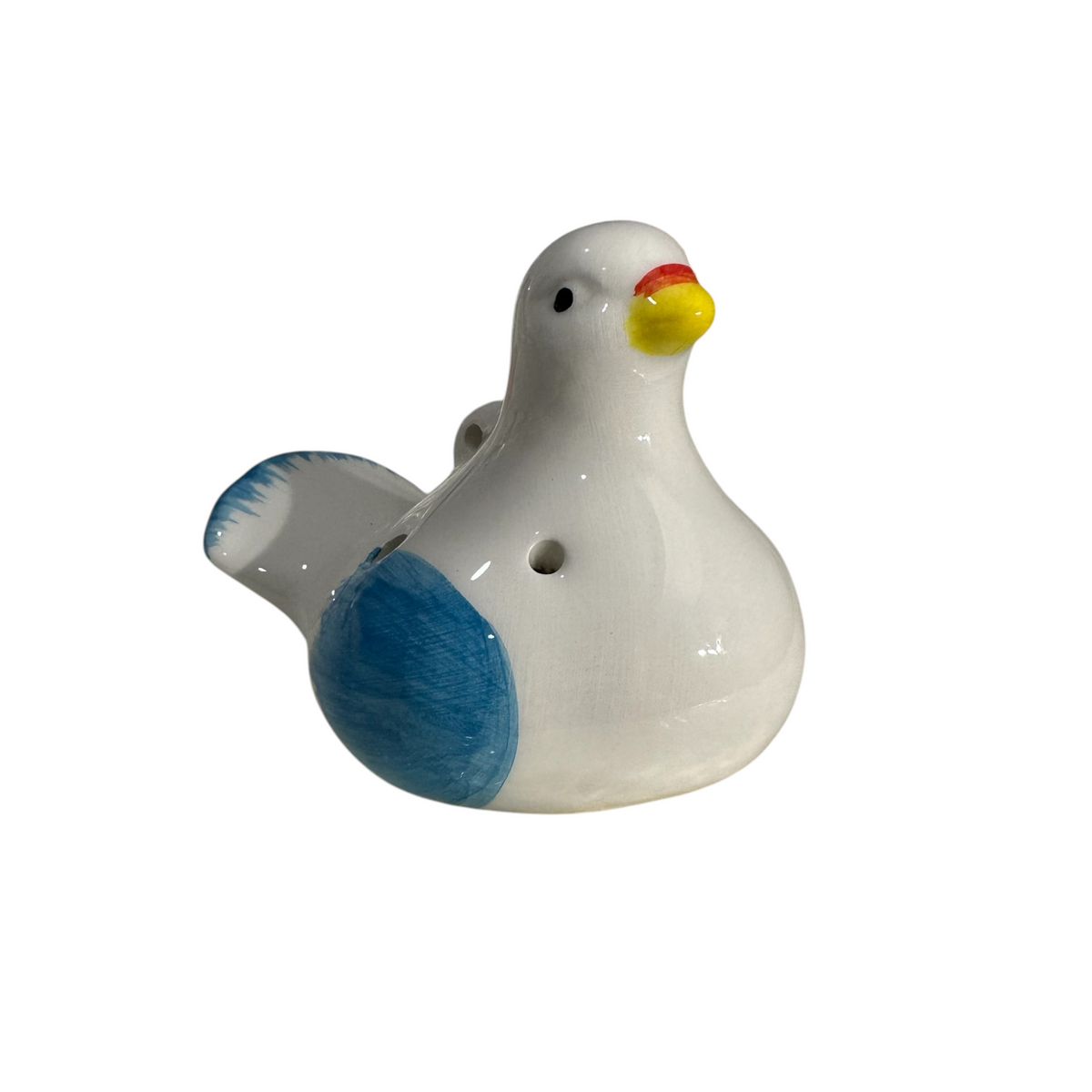 Ceramic Bird Water Whistle – Blue Wing Music Frog Co