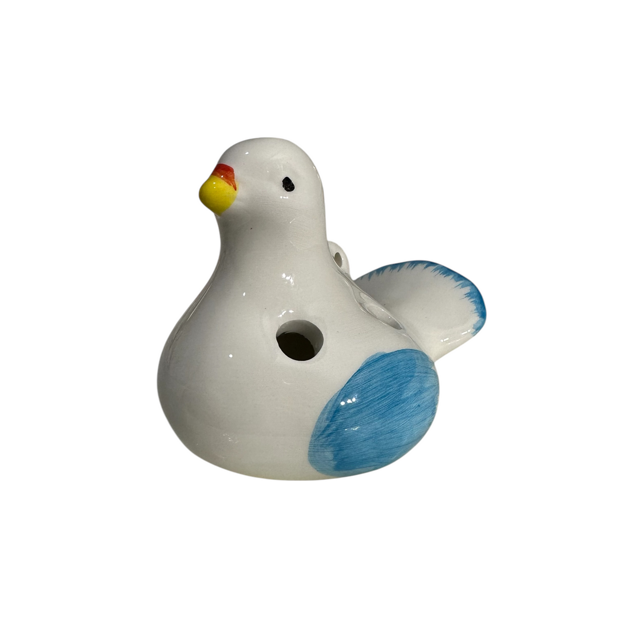 Ceramic Bird Water Whistle – Blue Wing Music Frog Co