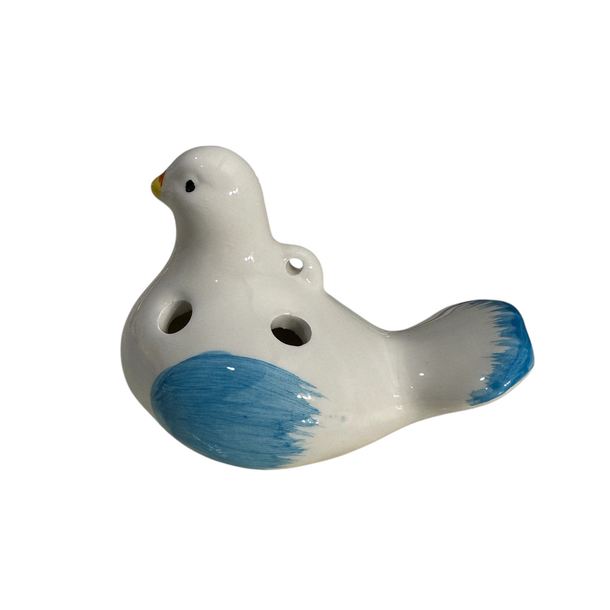 Ceramic Bird Water Whistle – Blue Wing Music Frog Co