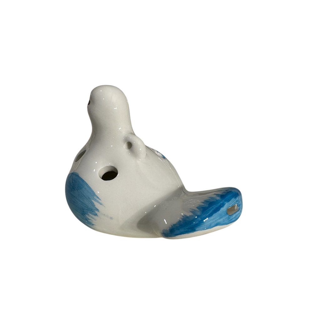 Ceramic Bird Water Whistle – Blue Wing Music Frog Co