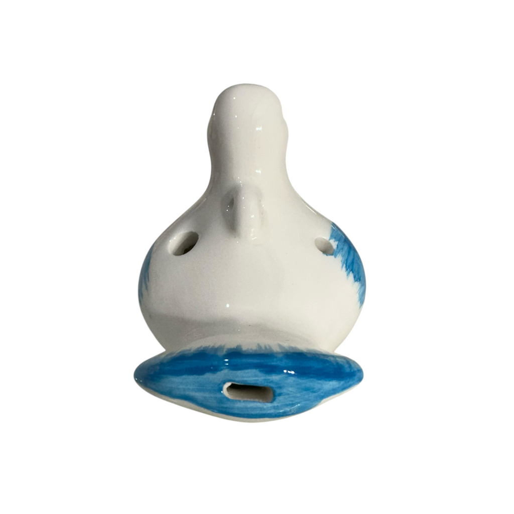 Ceramic Bird Water Whistle – Blue Wing Music Frog Co