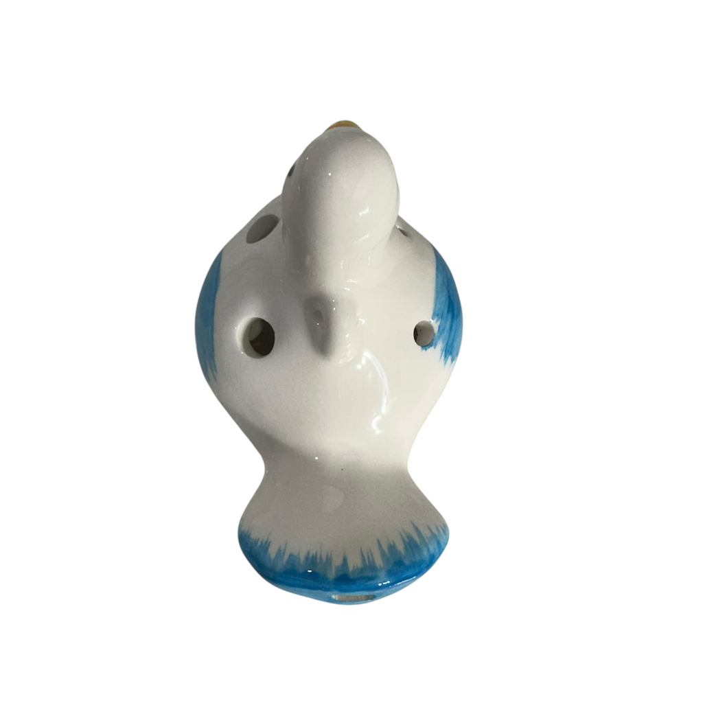 Ceramic Bird Water Whistle – Blue Wing Music Frog Co