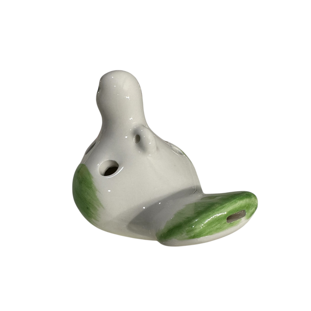 Ceramic Bird Water Whistle – Green Wing Music Frog Co