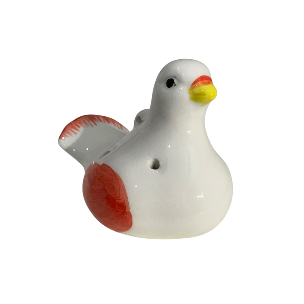 Ceramic Bird Water Whistle – Red Wing Music Frog Co