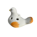 Ceramic Bird Water Whistle – Orange Wing Music Frog Co