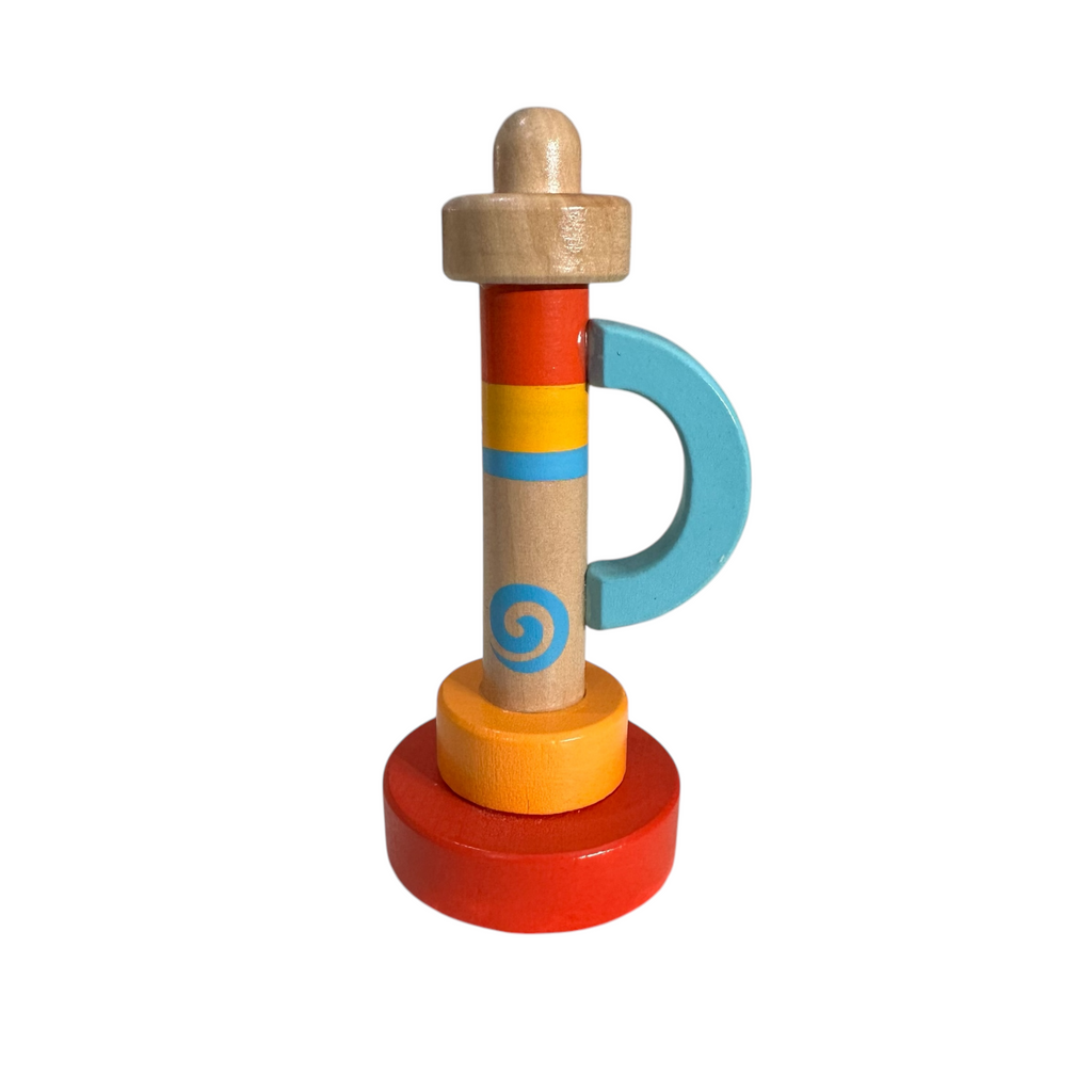 Wooden Tower Flute – Colorful Musical Toy Music Frog Co