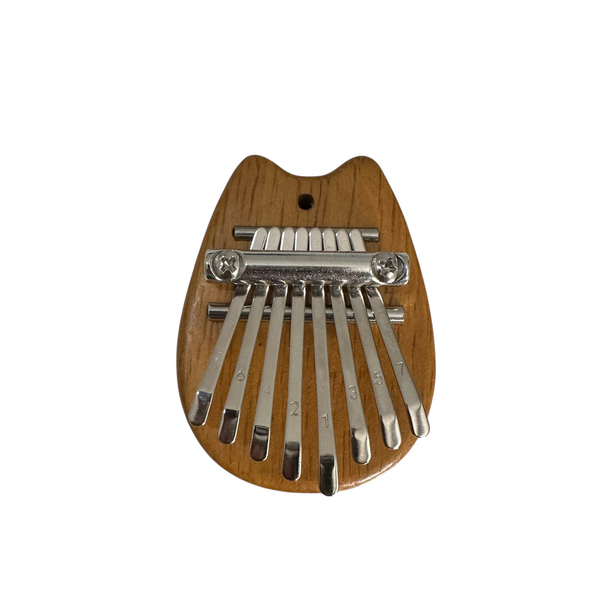 Cat-Shaped Wooden Kalimba – 8-Key Thumb Piano Music Frog Co