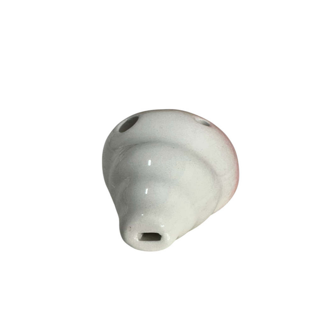 Handcrafted Pink Seashell Ceramic Ocarina – Musical Instrument Music Frog Co
