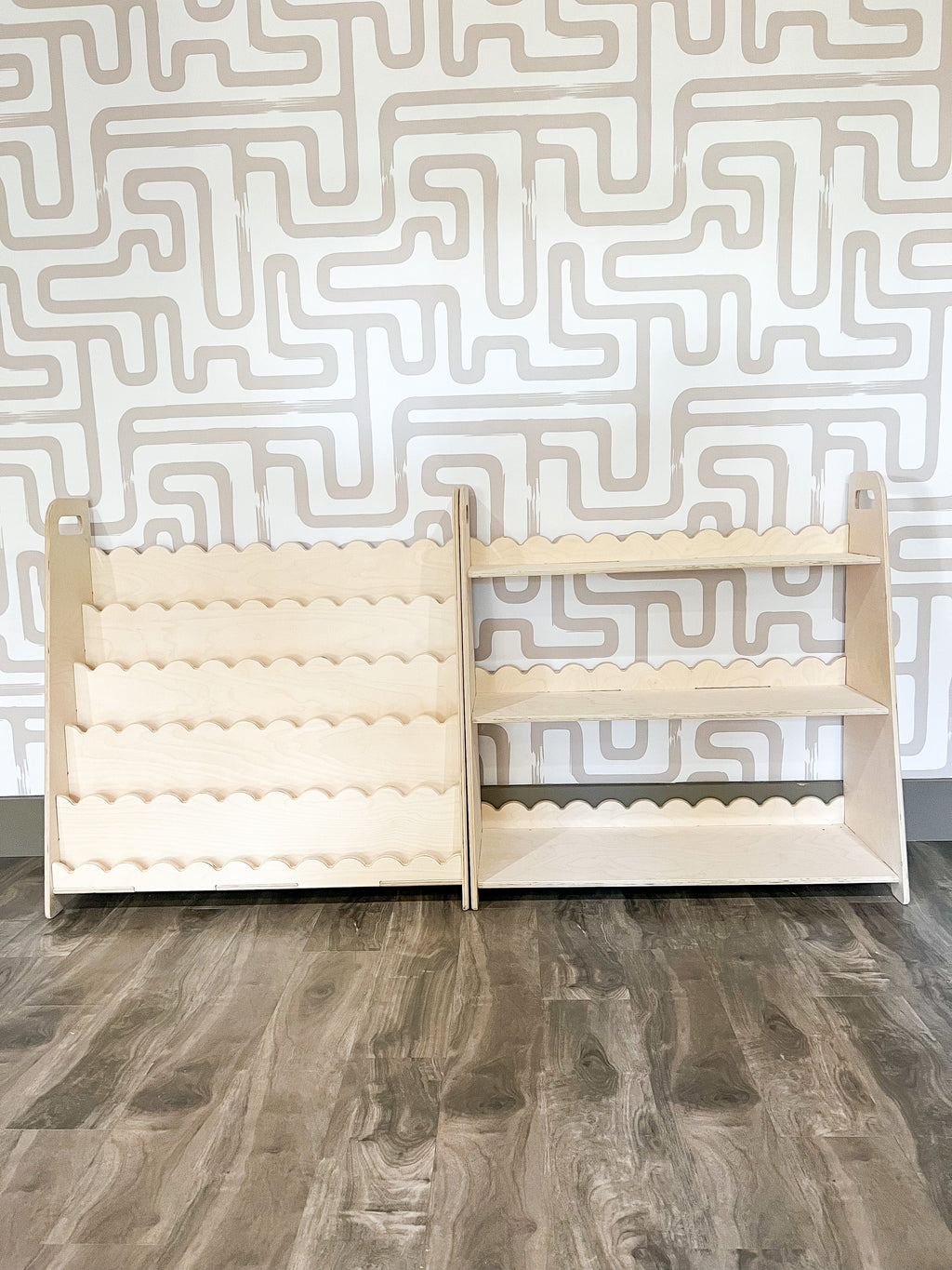 RAY+ROY- Scalloped Toy Shelf + Bookshelf Bush Acres