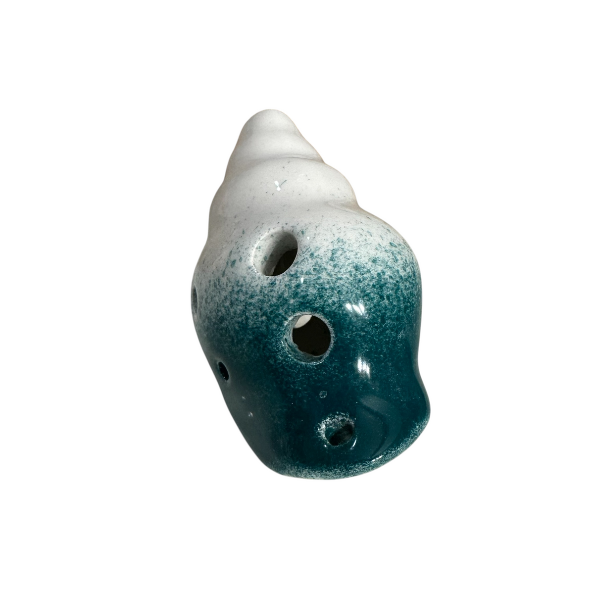 Handcrafted Ocean Seashell Ceramic Ocarina – Musical Instrument Music Frog Co