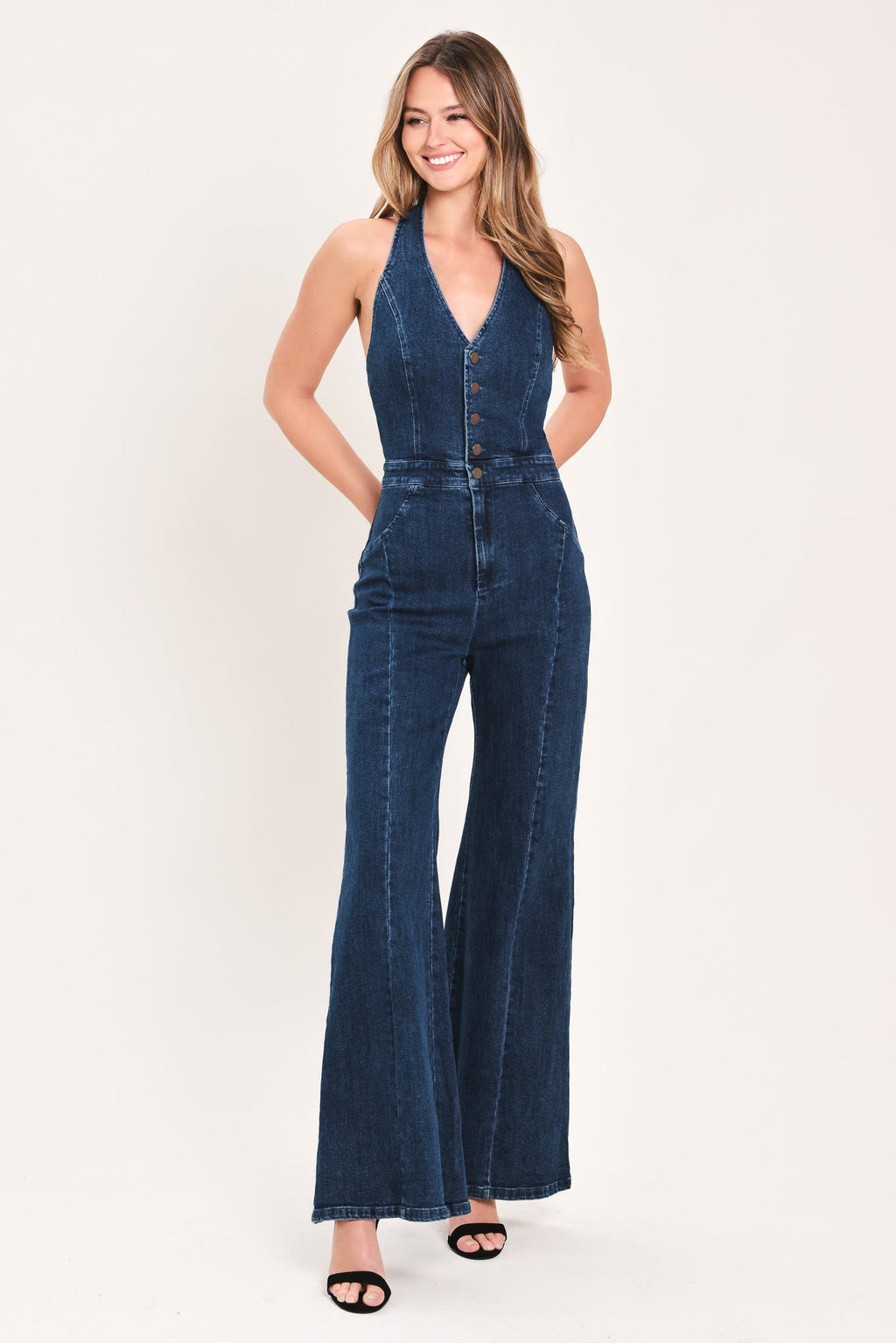 WESTBOUND BLUE SOUL DENIM JUMPSUIT Flying Tomato