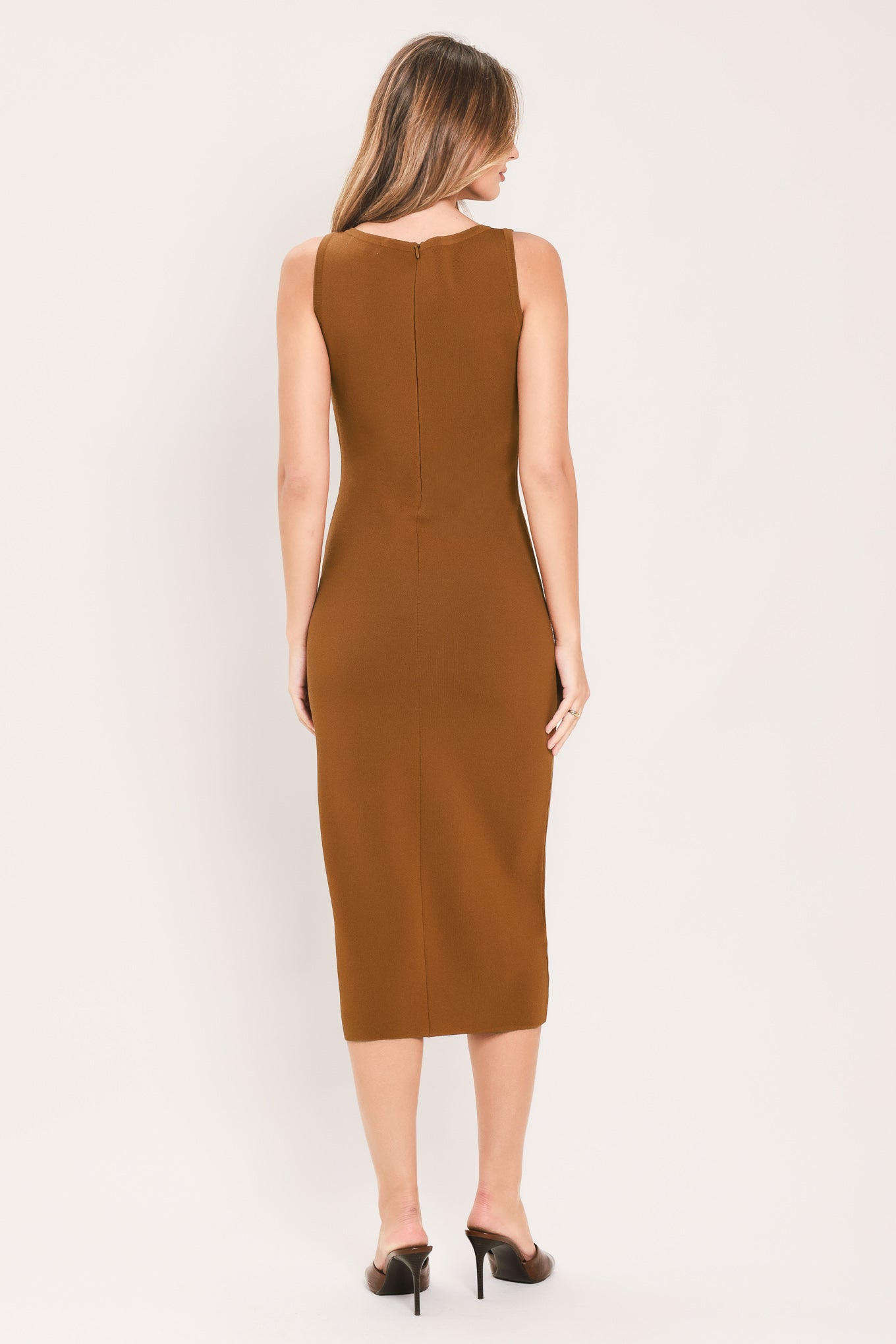 SADDLEWOOD ELEGANCE SWEATER KNIT MIDI DRESS Flying Tomato