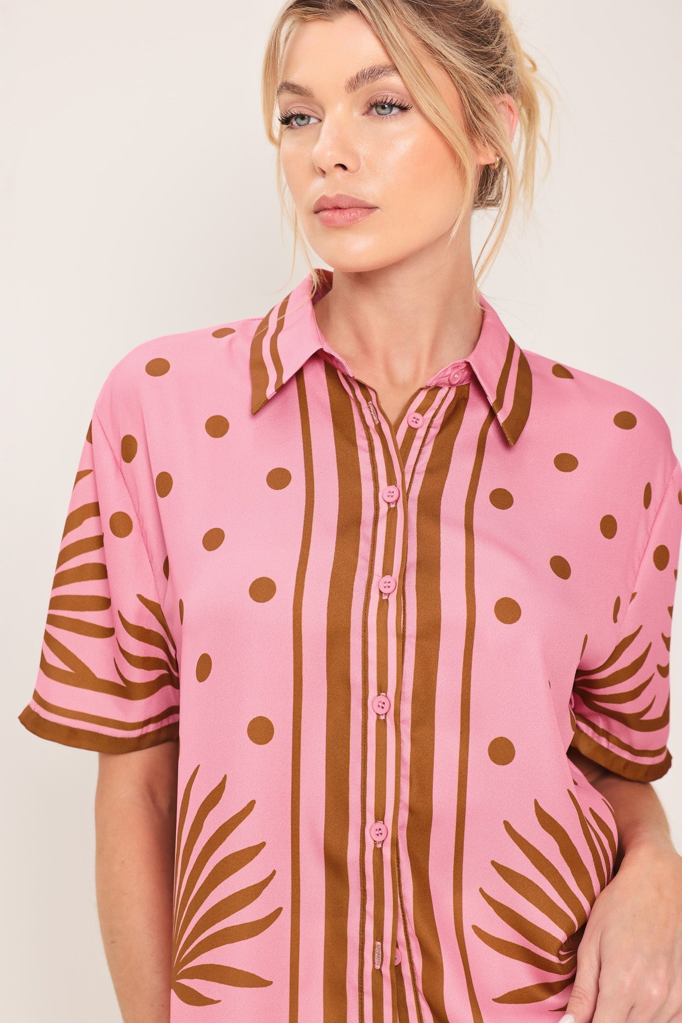 VINTAGE RESORT WOVEN TOP Flying Tomato