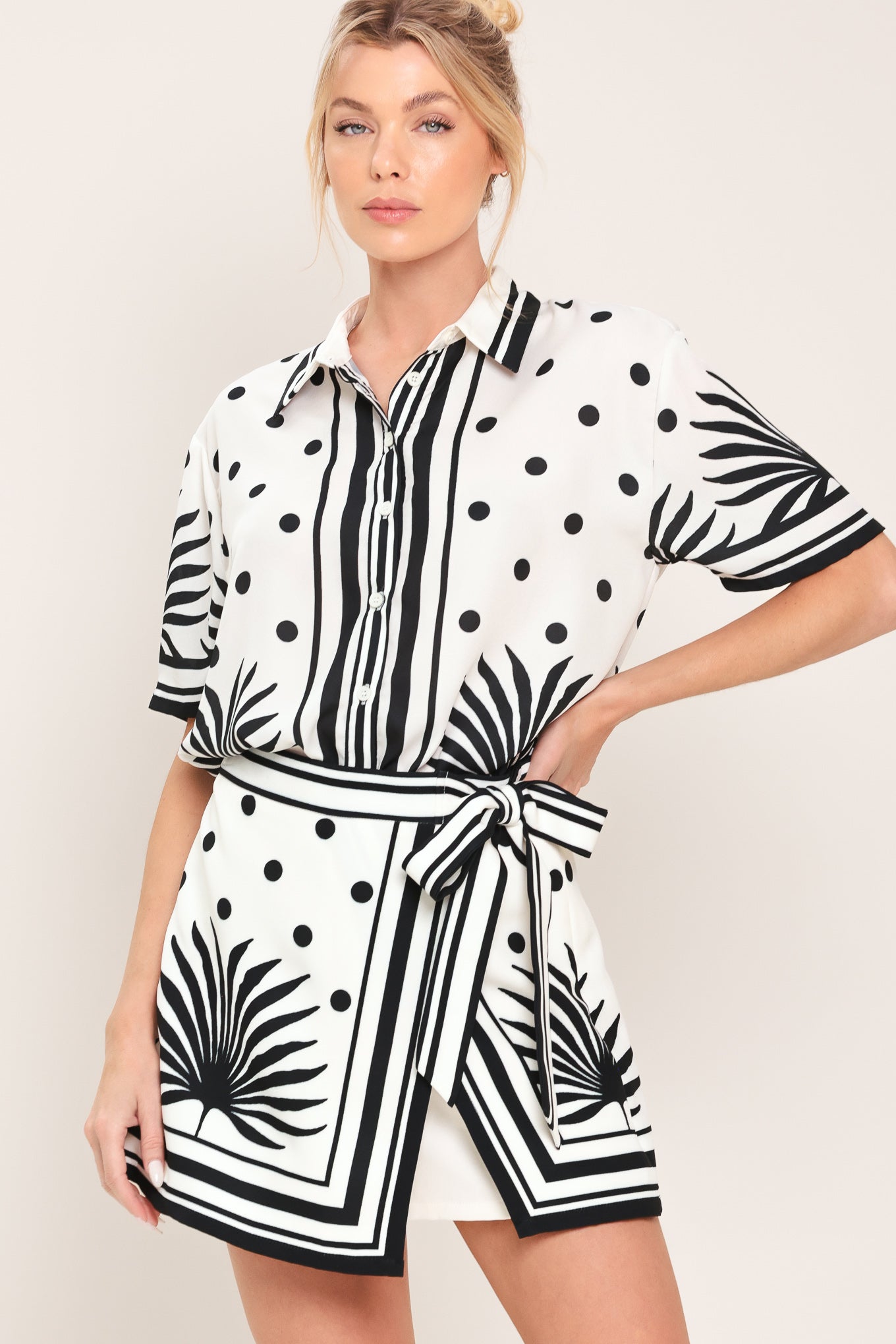 VINTAGE RESORT WOVEN TOP Flying Tomato