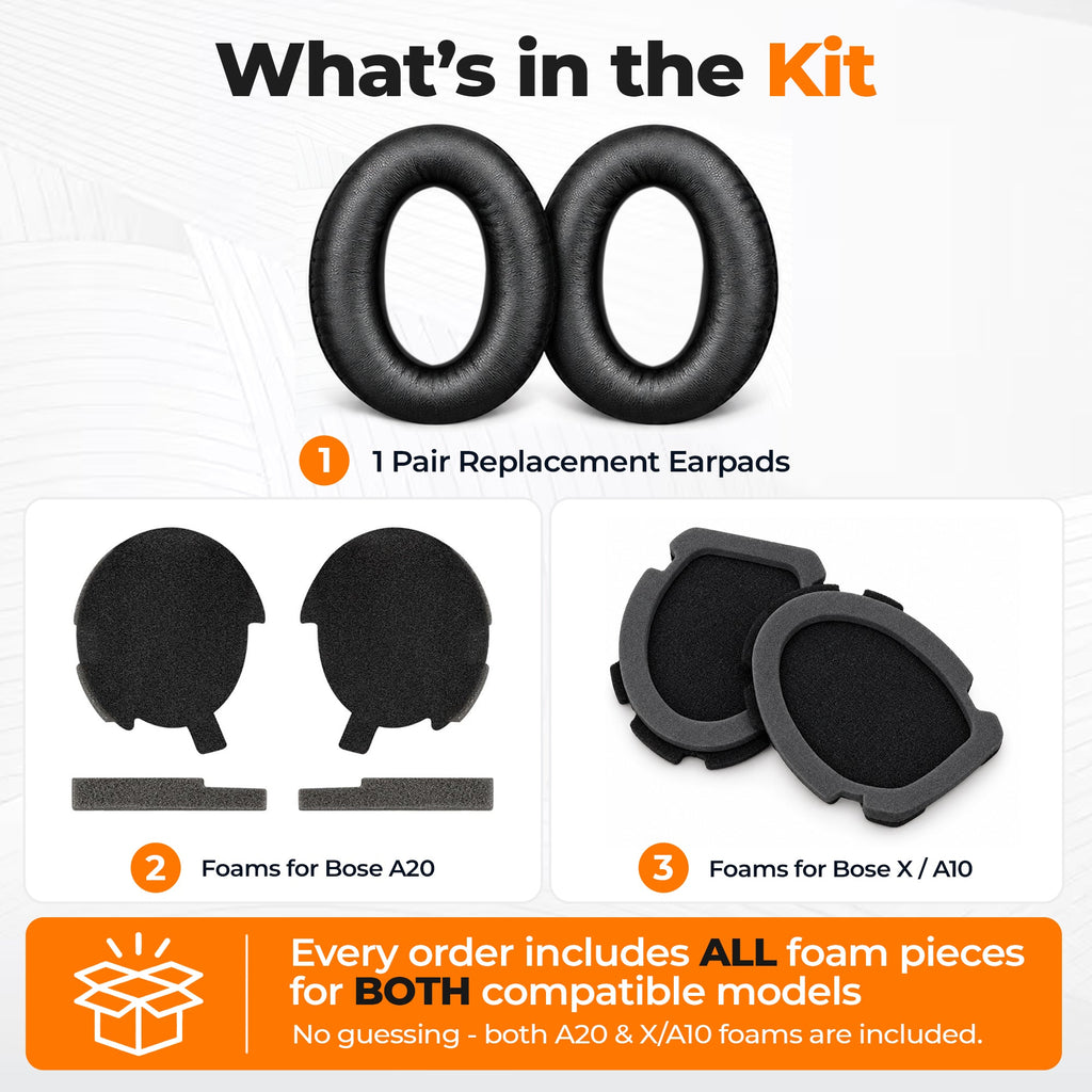 CS Replacement Ear Pads Cushions for Bose Aviation Headsets X A10 A20 Bose CentralSound