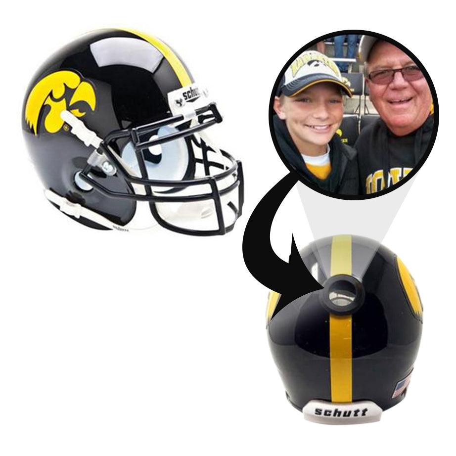 Iowa Hawkeyes College Football Collectible Mini Helmet - Picture Inside - FANZ Collectibles Fanz Collectibles