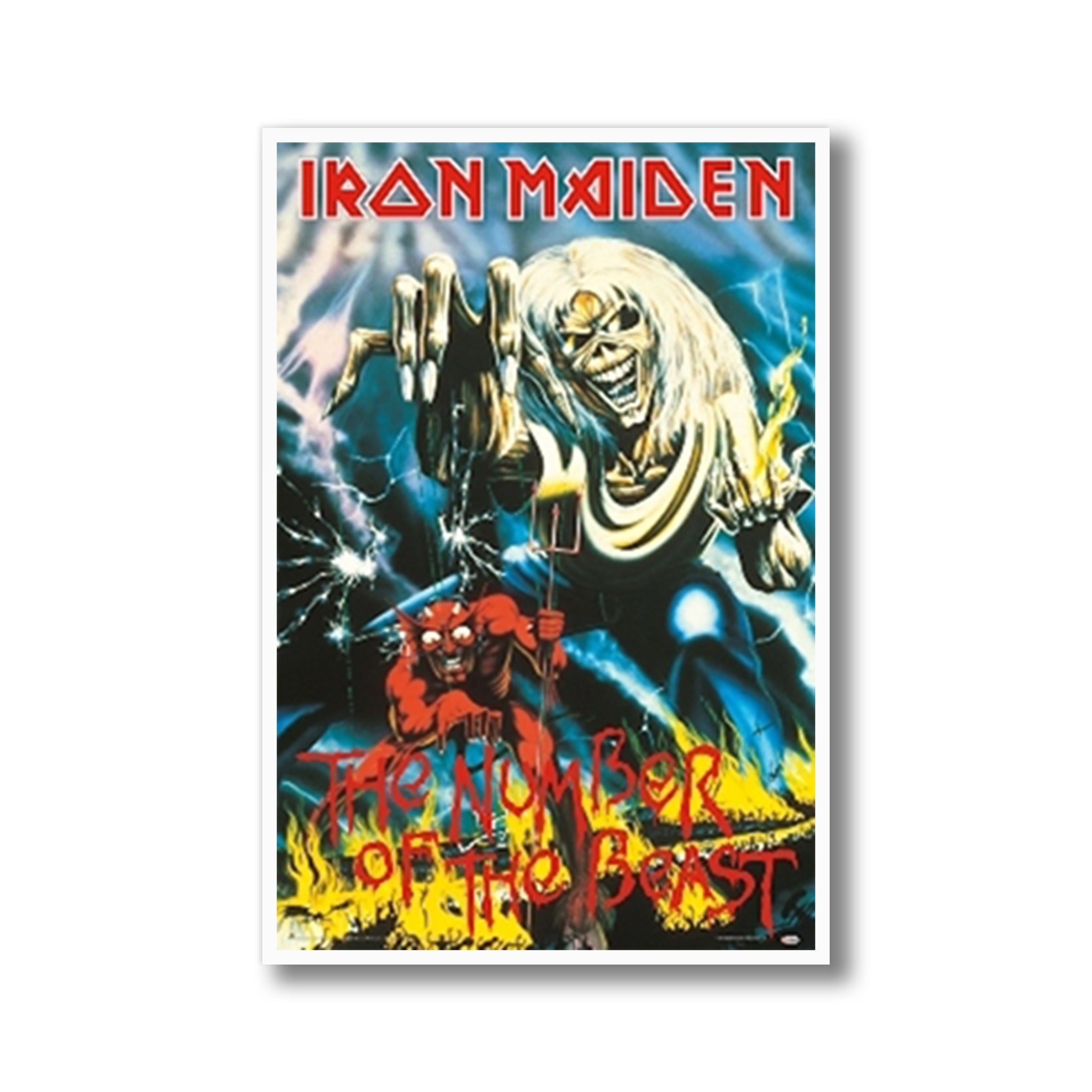 Iron Maiden The Number of the Beast Poster Harvest Art Gallery