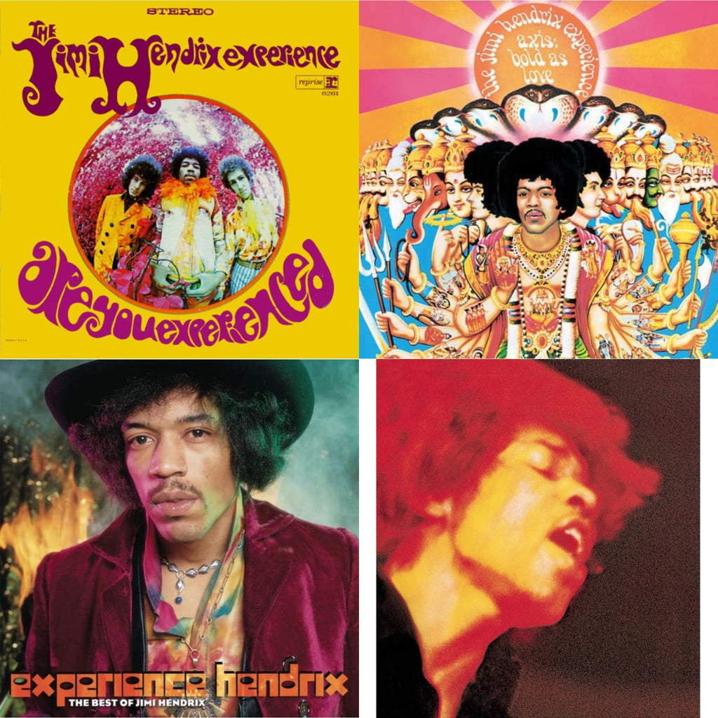 Electric Ladyland (180G) & Axis: Bold As Love (Mono) (180G) & Are You Experienced (180G) & Experience Hendrix: Best Of Jimi Hendrix (2LP/150G) Bundle Music