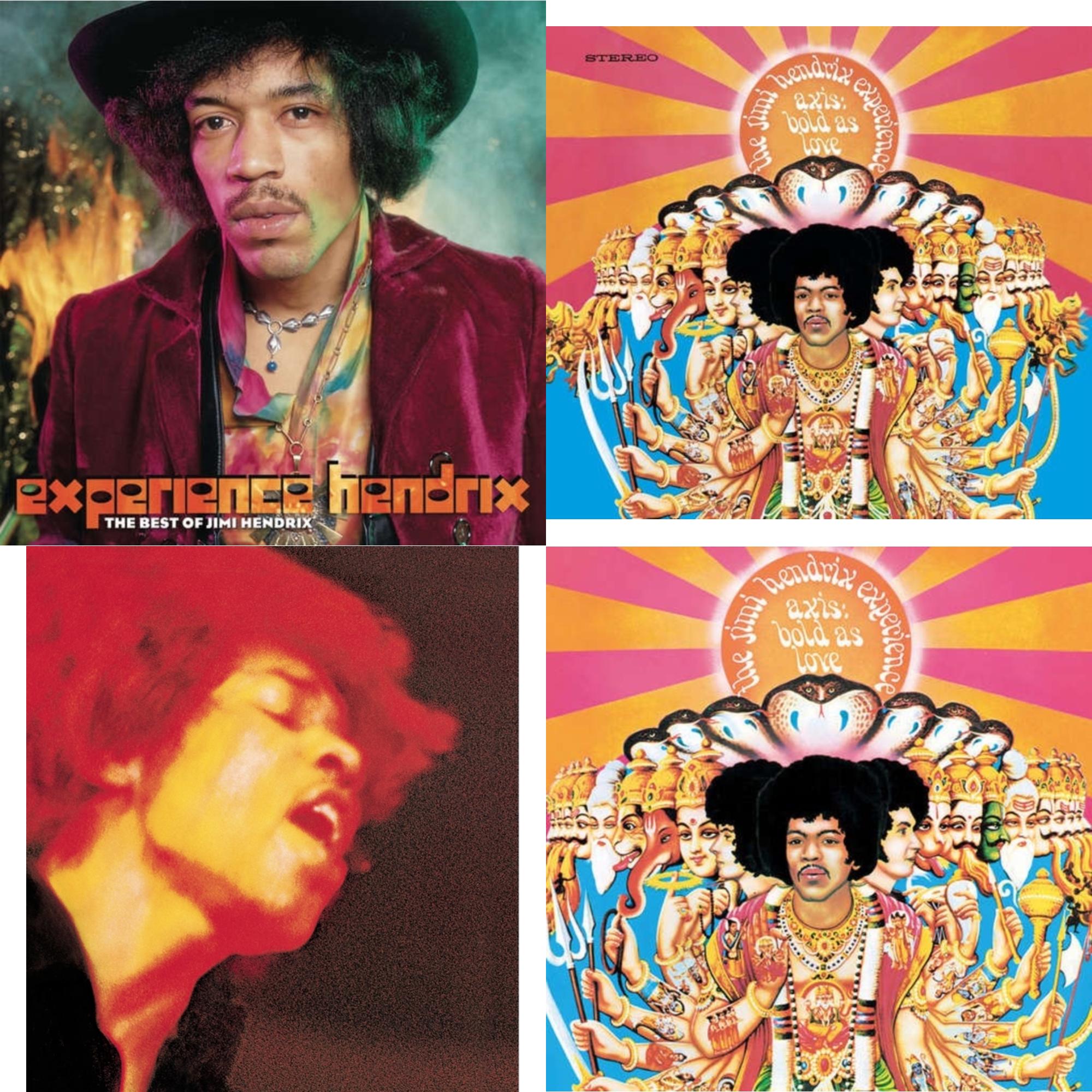 Jimi Experience Hendrix - Axis: Bold As Love (180G) & Electric Ladyland (180G) & Axis: Bold As Love (Mono) (180G) & Experience Hendrix: Best Of Jimi Hendrix (2LP/150G) Bundle Music