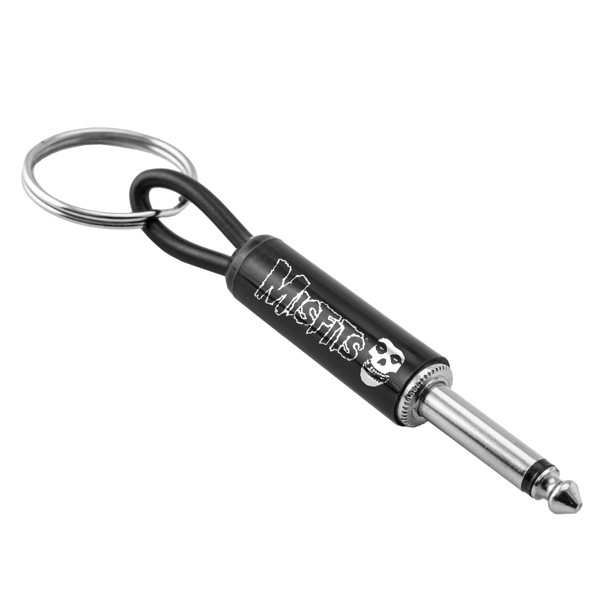 Misfits Logo Guitar Plug Keychain Pluginz Keychains