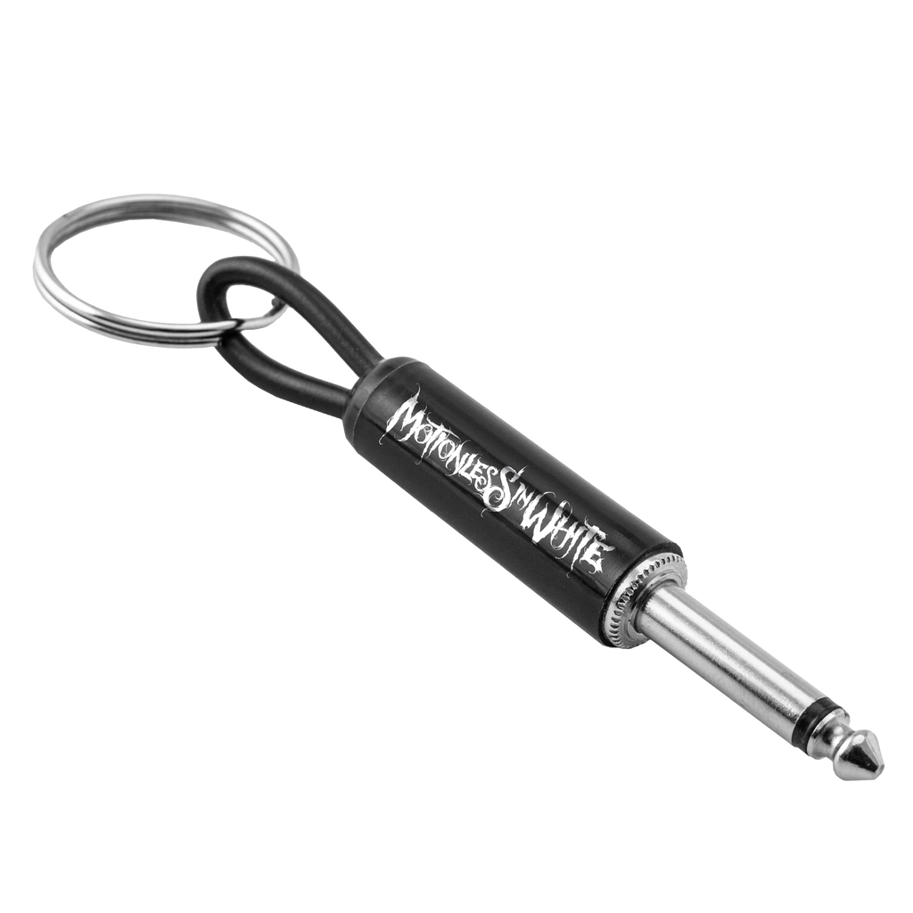 Motionless in White Logo Guitar Plug Keychain Pluginz Keychains