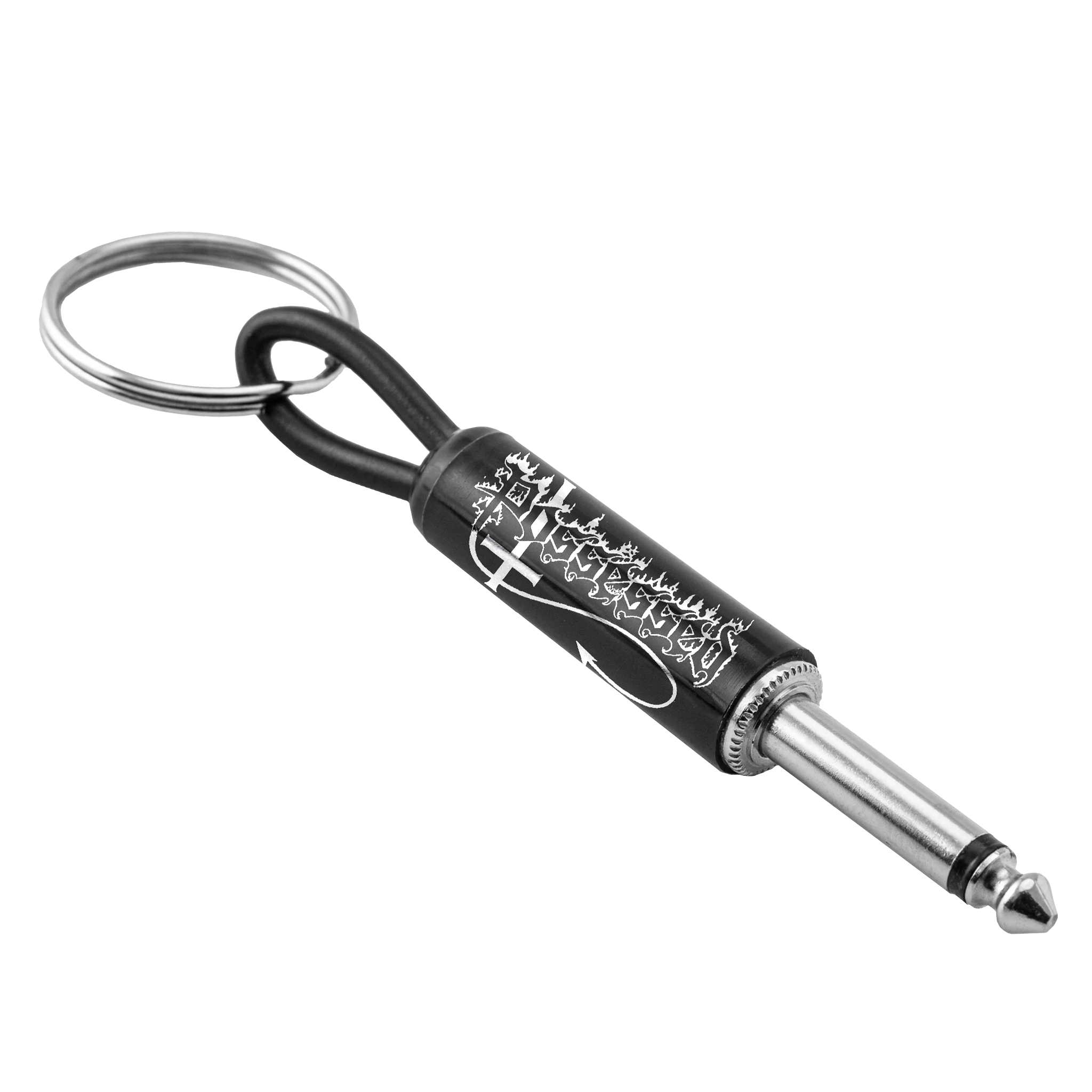 Possessed Logo Guitar Plug Keychain Pluginz Keychains
