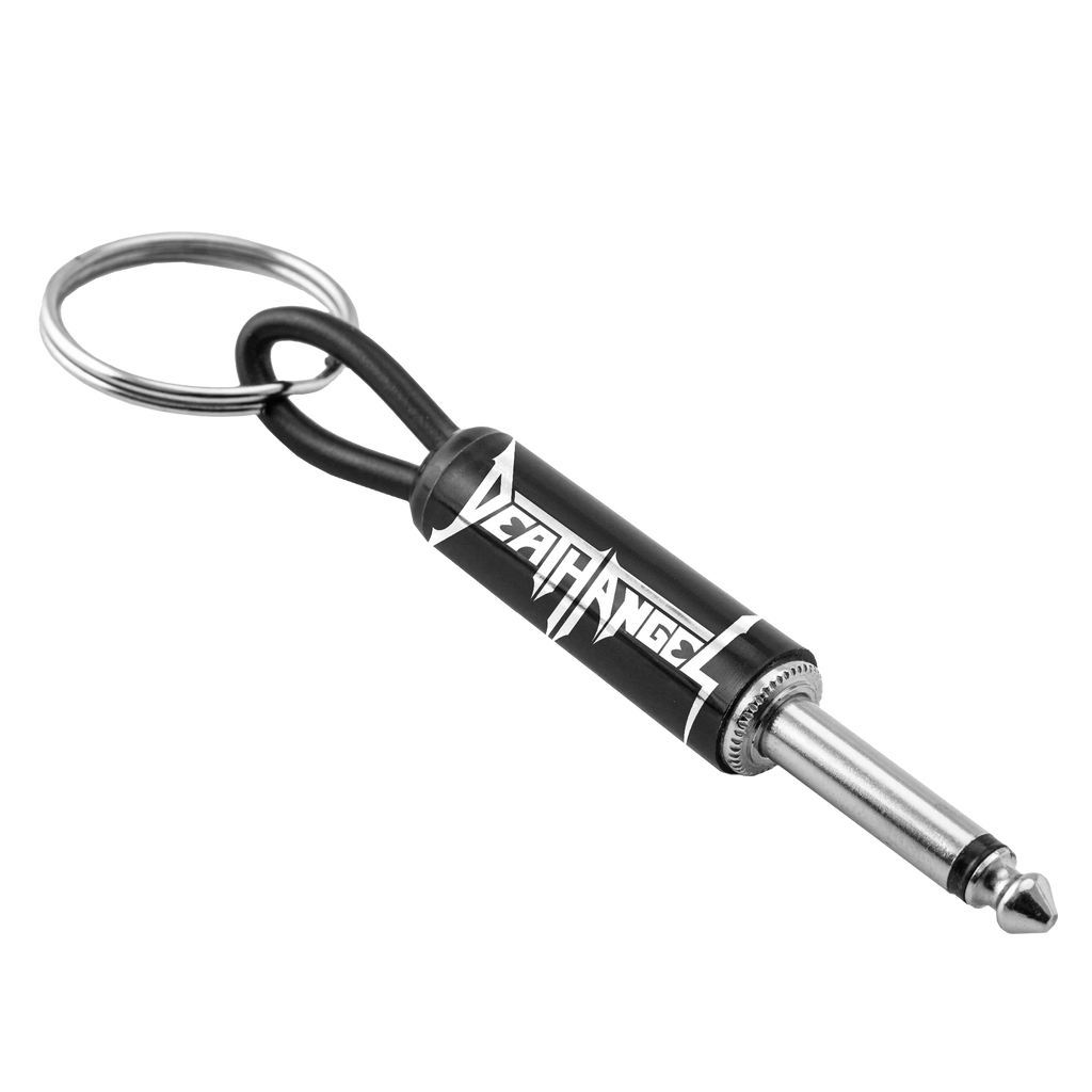 Death Angel Logo Guitar Plug Keychain Pluginz Keychains