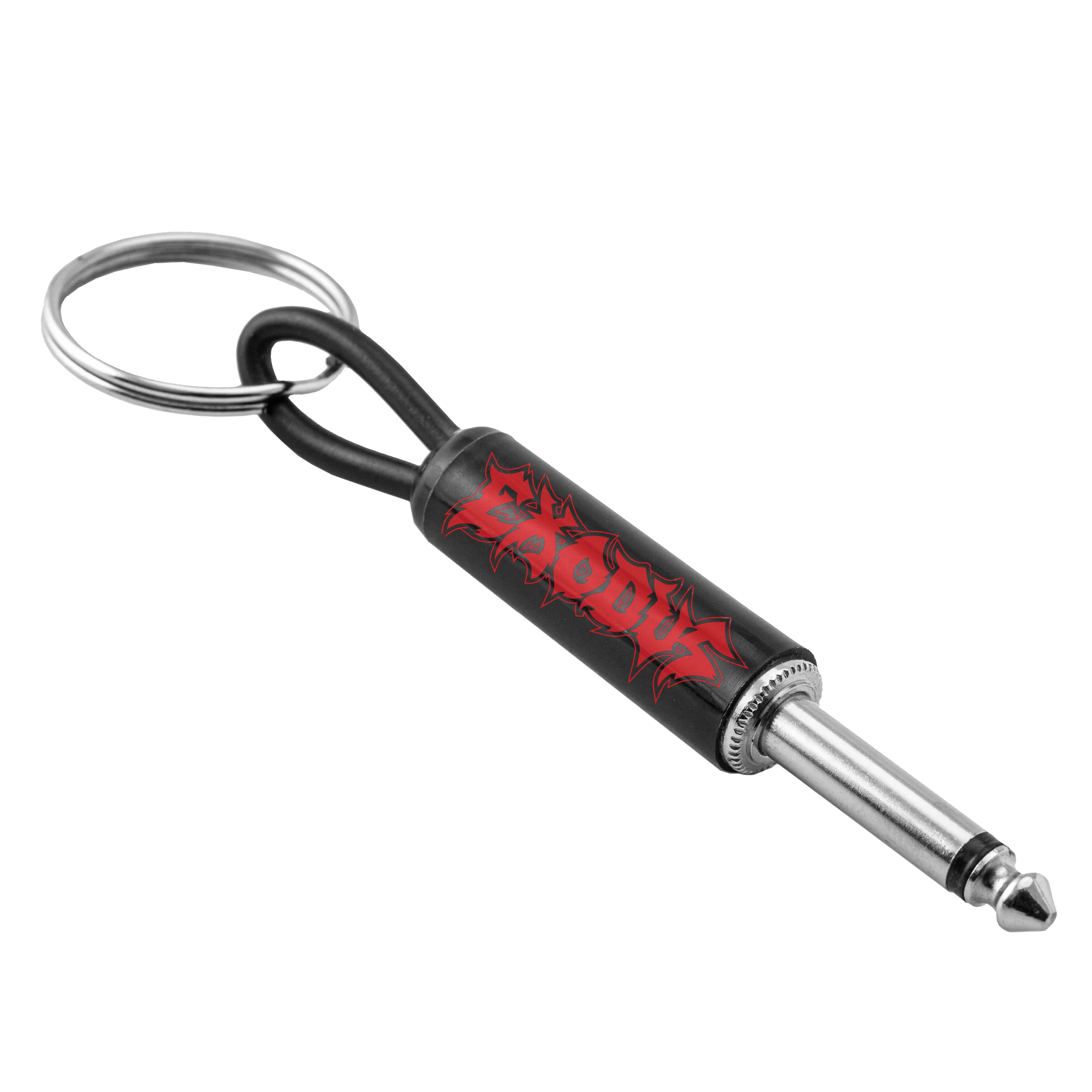Exodus Logo Guitar Plug Keychain Pluginz Keychains