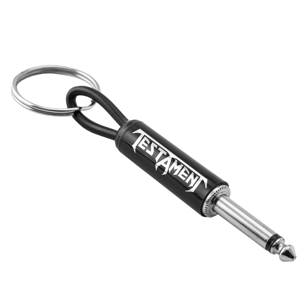 Testament Logo Guitar Plug Keychain Pluginz Keychains