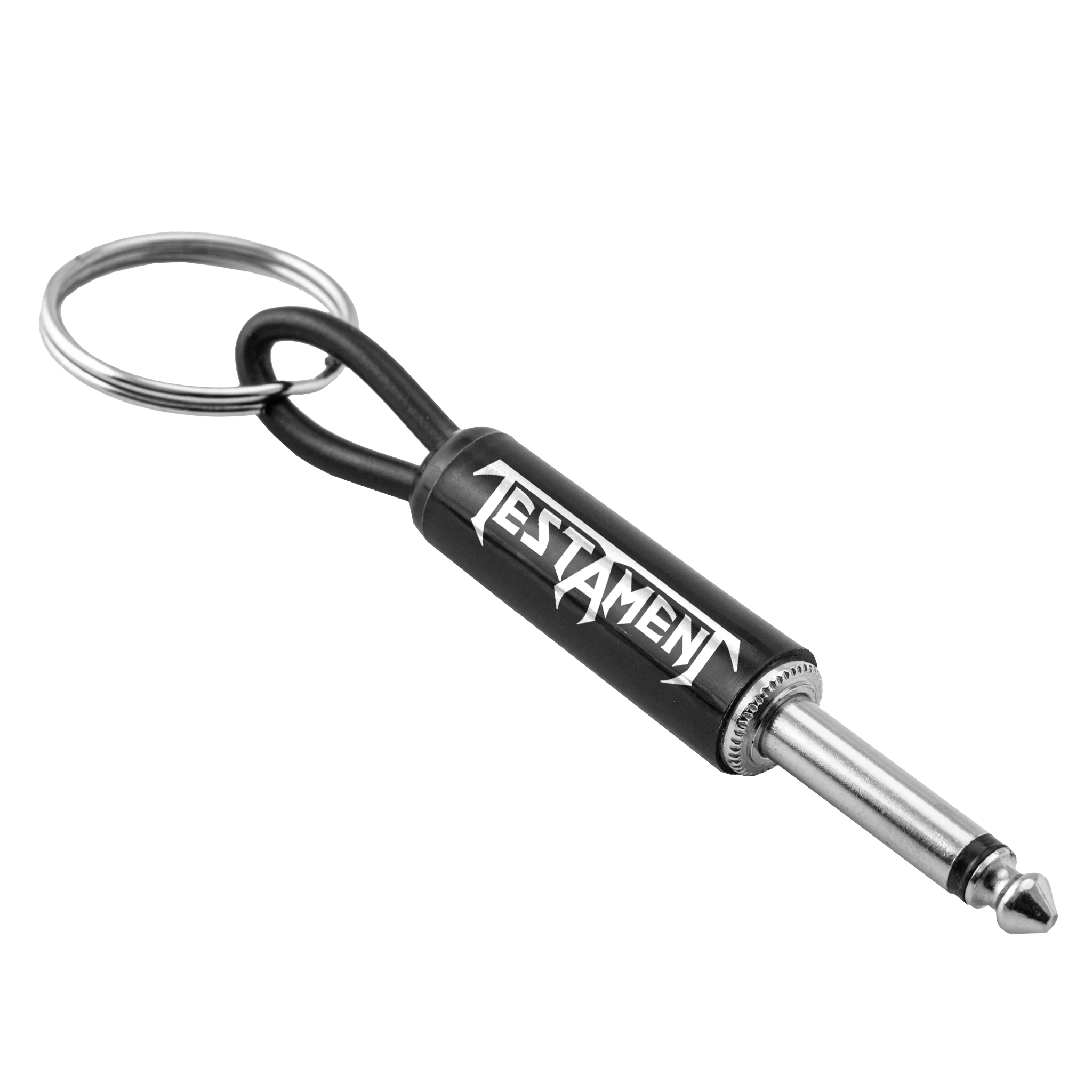 Testament Logo Guitar Plug Keychain Pluginz Keychains
