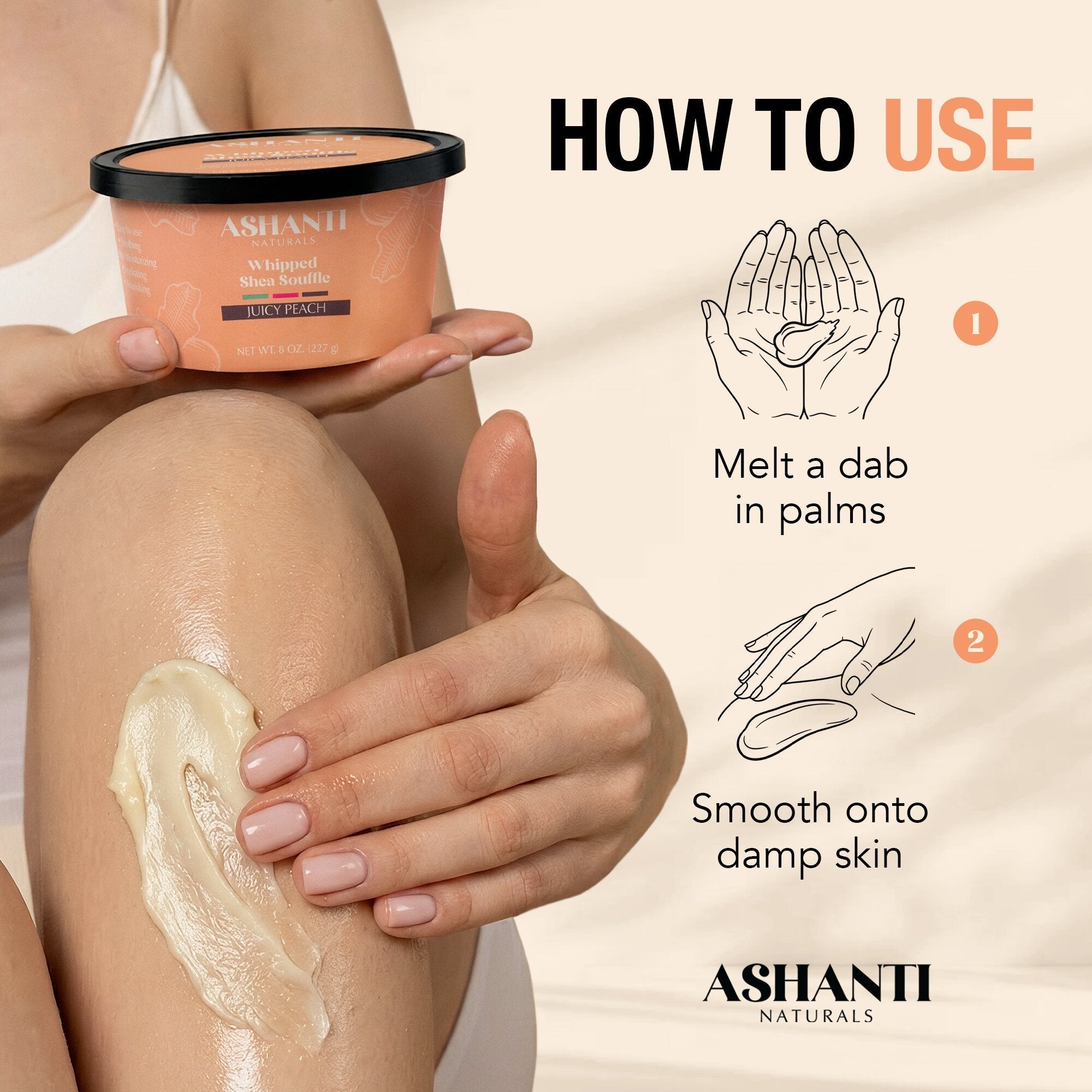 Shea Souffle - Juicy Peach AshantiNaturals