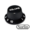Embossed Top Hat Volume Knob for Fender® Stratocaster® Guitars Randy's LLC