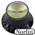 Embossed Top Hat Reflector Volume Knob for Gibson® Guitars Randy's LLC