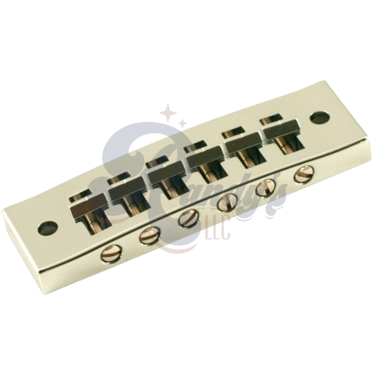 Kluson "Harmonica" Tune-O-Matic TOM Bridge w/ Posts (Steel) - Fits Gibson® Randy's LLC