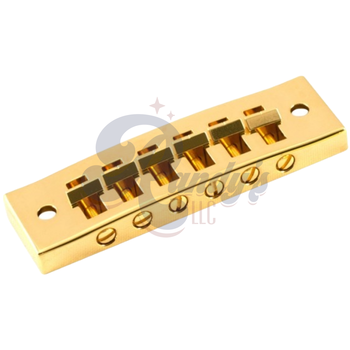 Kluson "Harmonica" Tune-O-Matic TOM Bridge w/ Posts (Steel) - Fits Gibson® Randy's LLC
