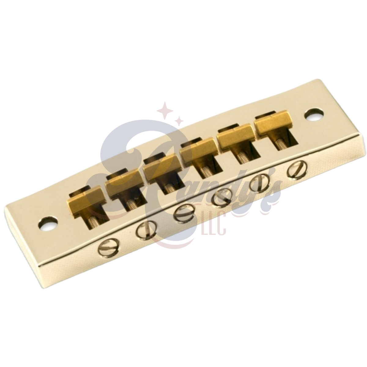 Kluson "Harmonica" Tune-O-Matic TOM Bridge w/ Posts (Steel) - Fits Gibson® Randy's LLC