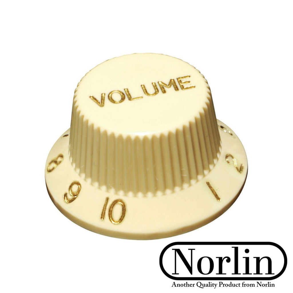 Embossed Top Hat Volume Knob for Fender® Stratocaster® Guitars Randy's LLC