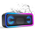 PRO Bluetooth Speaker Ð 20W Sound, IPX6 Waterproof, 20H Playtime, RGB Lights, Deep Bass KENRO