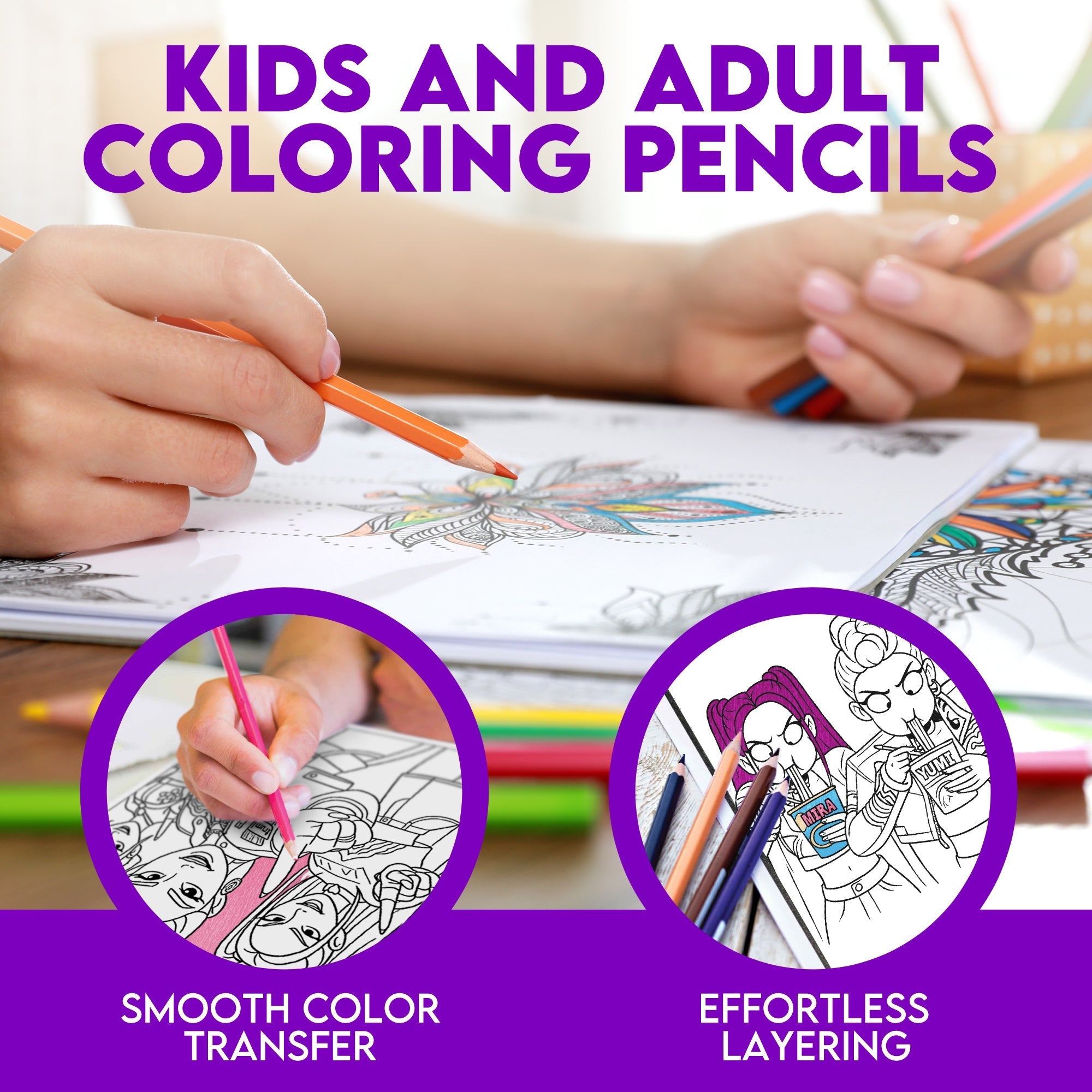 K-Pop Color Hunters Colored Pencil Set for Fans of K-Pop Demon Hunters Pop Colors