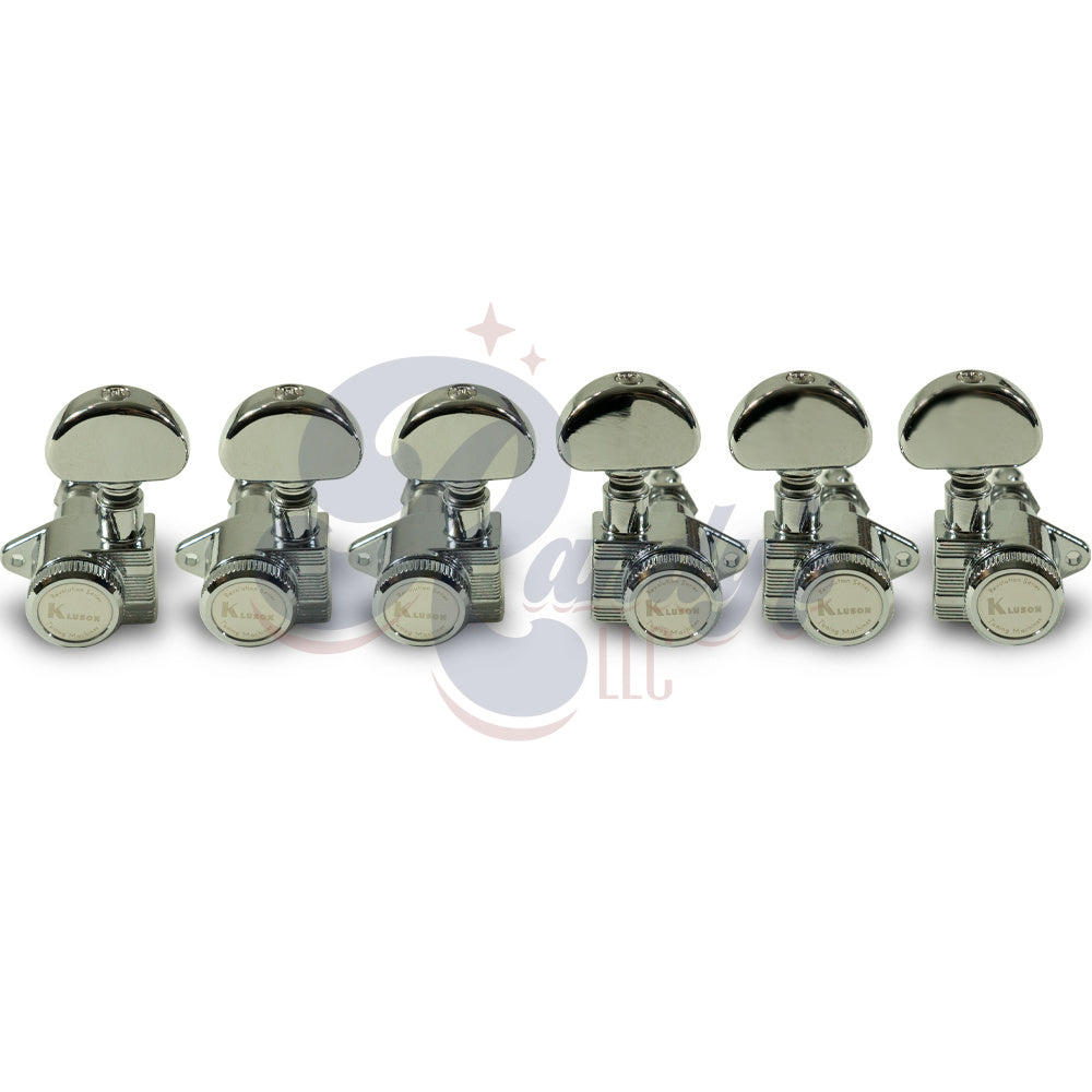 Kluson Tuners (Revolution Series) Locking E-Mount (L3+R3) - Fits Gibson® Randy's LLC