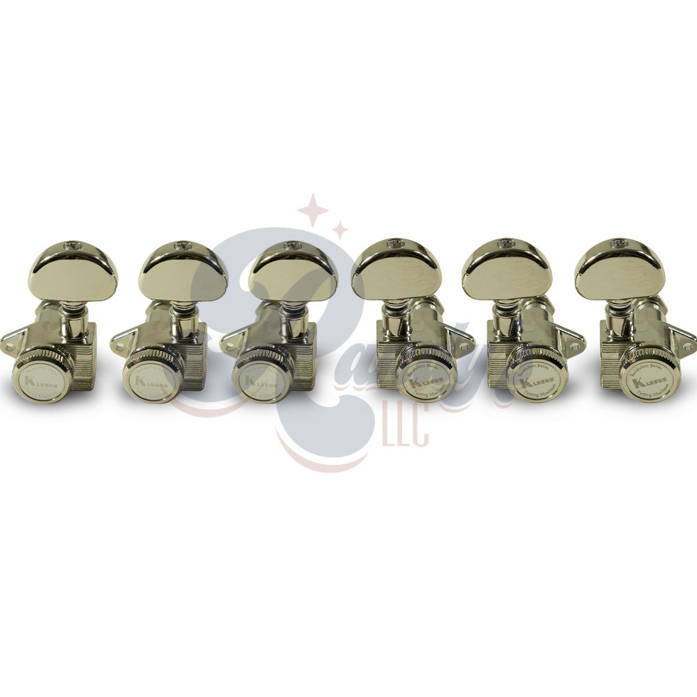 Kluson Tuners (Revolution Series) Locking E-Mount (L3+R3) - Fits Gibson® Randy's LLC