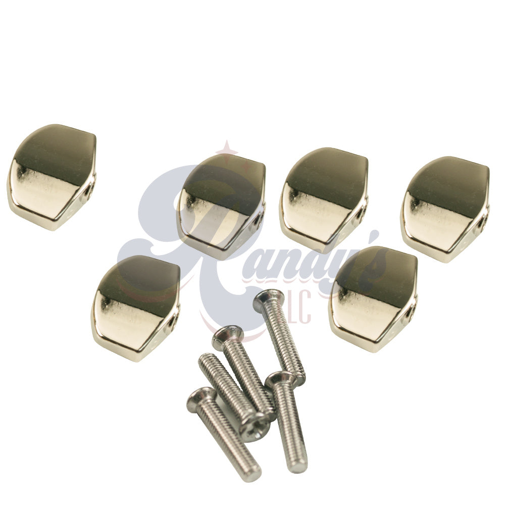 Kluson Replacement Tuner Buttons for Contemporary Diecast Series (6-Pack) Large Traditional - Fits Gibson® CLOSEOUT Randy's LLC