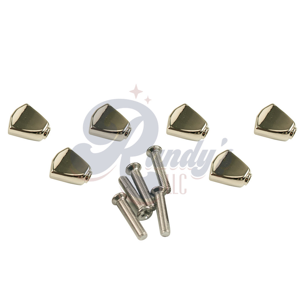 Kluson Replacement Tuner Buttons for Revolution & Plus Series (6-Pack) Keystone - Fits Grover® Randy's LLC