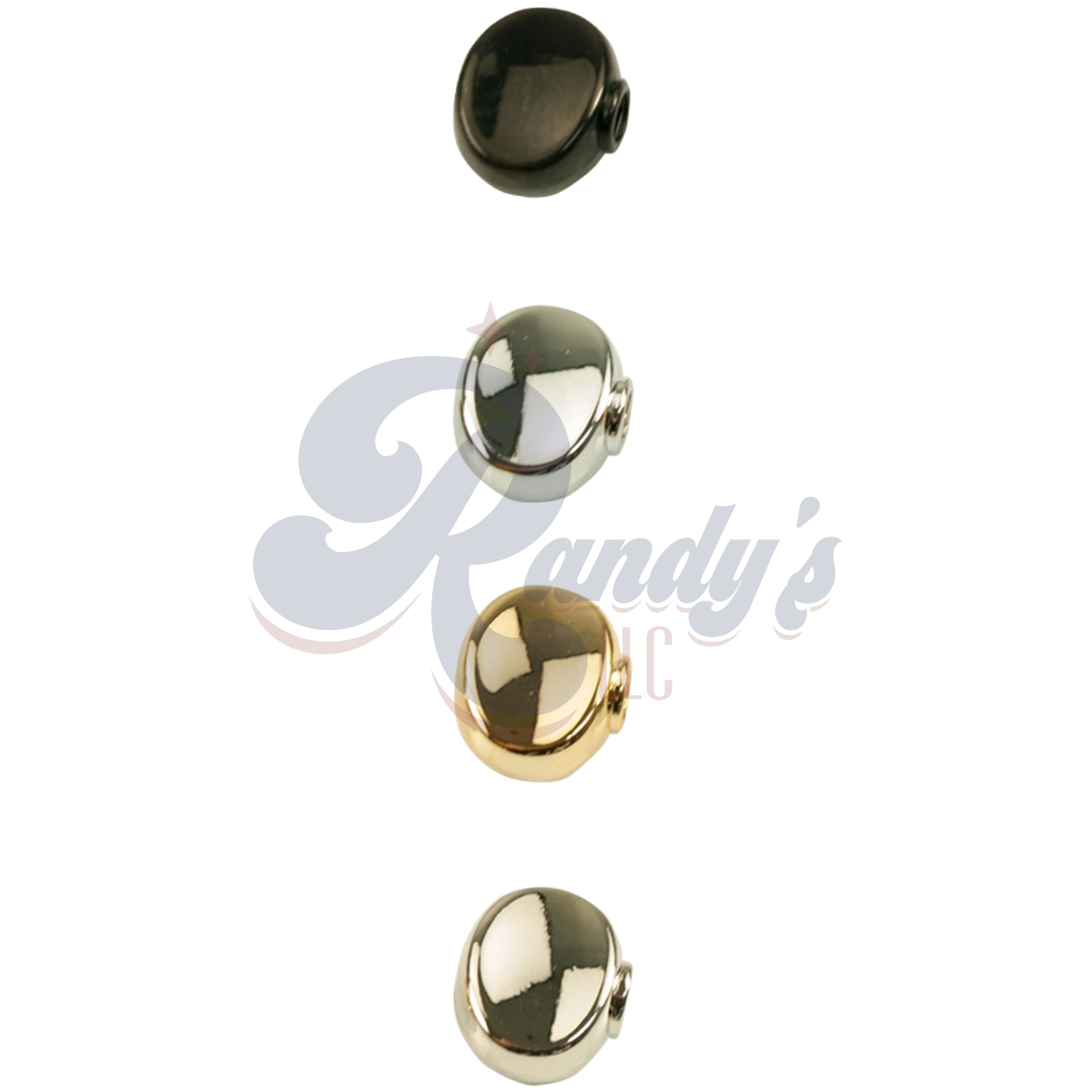 Kluson Replacement Tuner Buttons for Revolution & Plus Series (6-Pack) Small Oval - Fits Grover® CLOSEOUT Randy's LLC