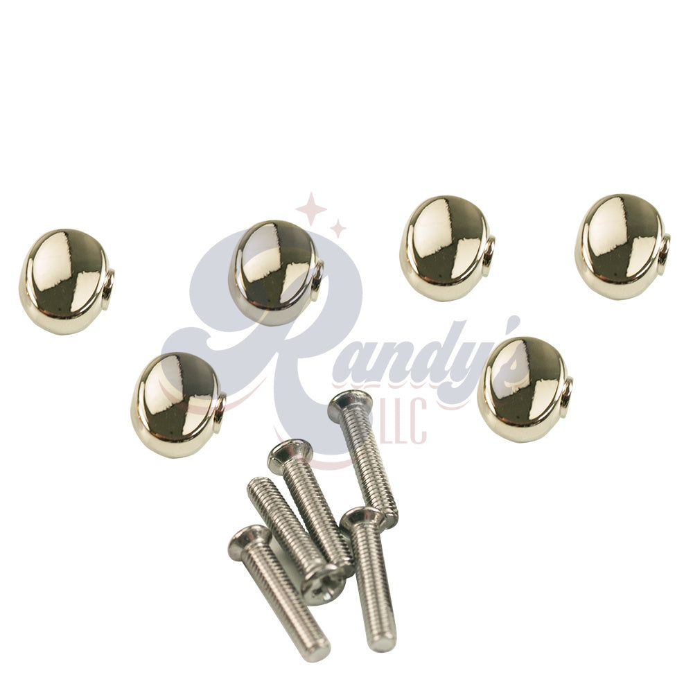Kluson Replacement Tuner Buttons for Contemporary Diecast Series (6-Pack) Small Oval - Fits Gibson® CLOSEOUT Randy's LLC