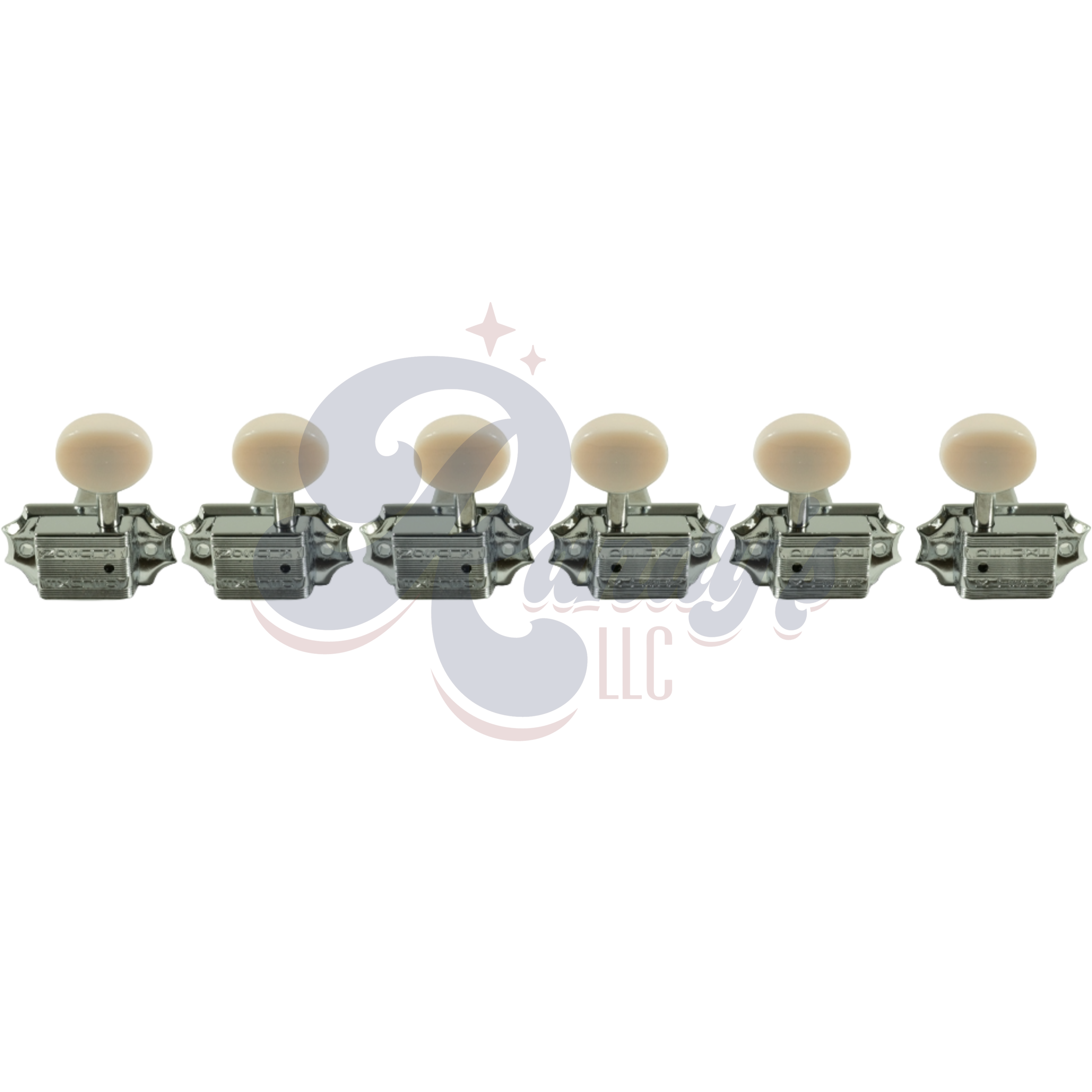 Kluson Tuners (Vintage Diecast Series) w/ Oval Buttons (L3+R3) - Fits Gibson® CLOSEOUT Randy's LLC