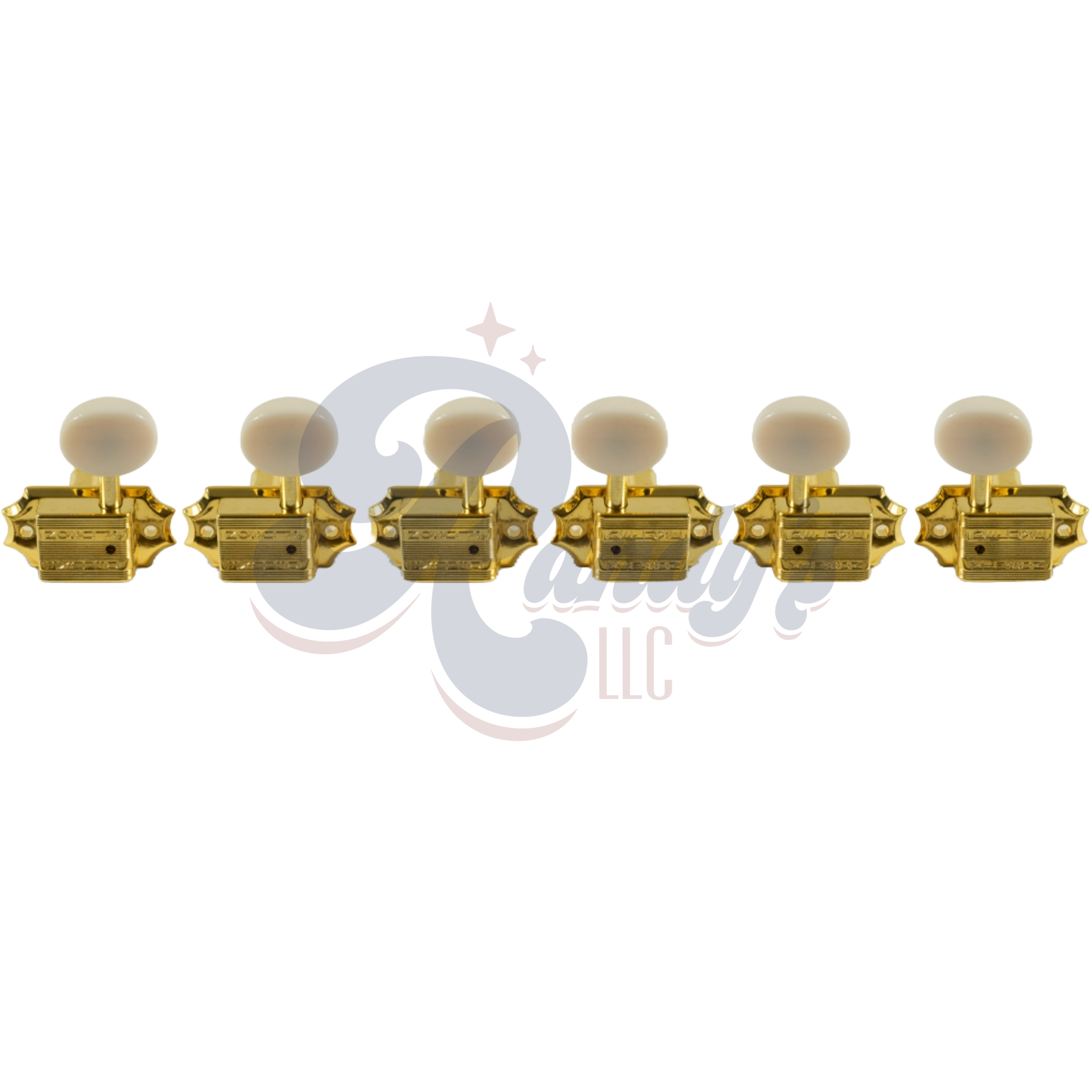 Kluson Tuners (Vintage Diecast Series) w/ Oval Buttons (L3+R3) - Fits Gibson® CLOSEOUT Randy's LLC