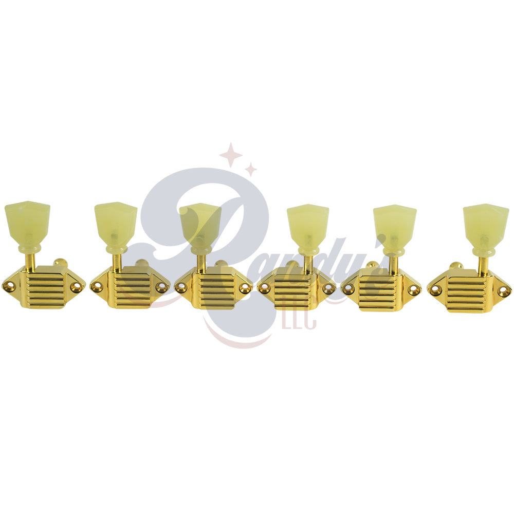 Tuners (Vintage Diecast Series) Waffleback "Radiator" w/ Keystone "Tulip" Buttons (L3+R3) - Fits Gibson® Randy's LLC
