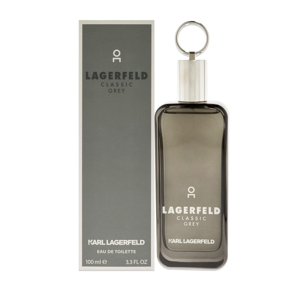 Karl Lagerfeld Paris Classic Grey Men EDT Spray 3.3 oz FashionMojos.com